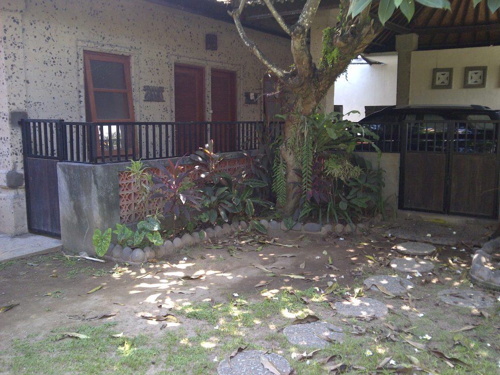 Fence railing - Galvanized frame minimalist design