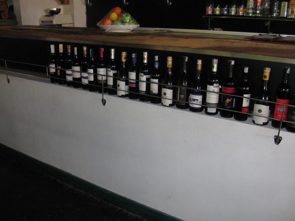 Stainless Steel - Custom bottle railing