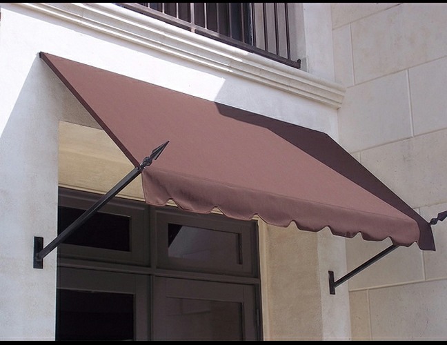 Open end - Spear - Galvanized frame with Sunbrella fabric cover