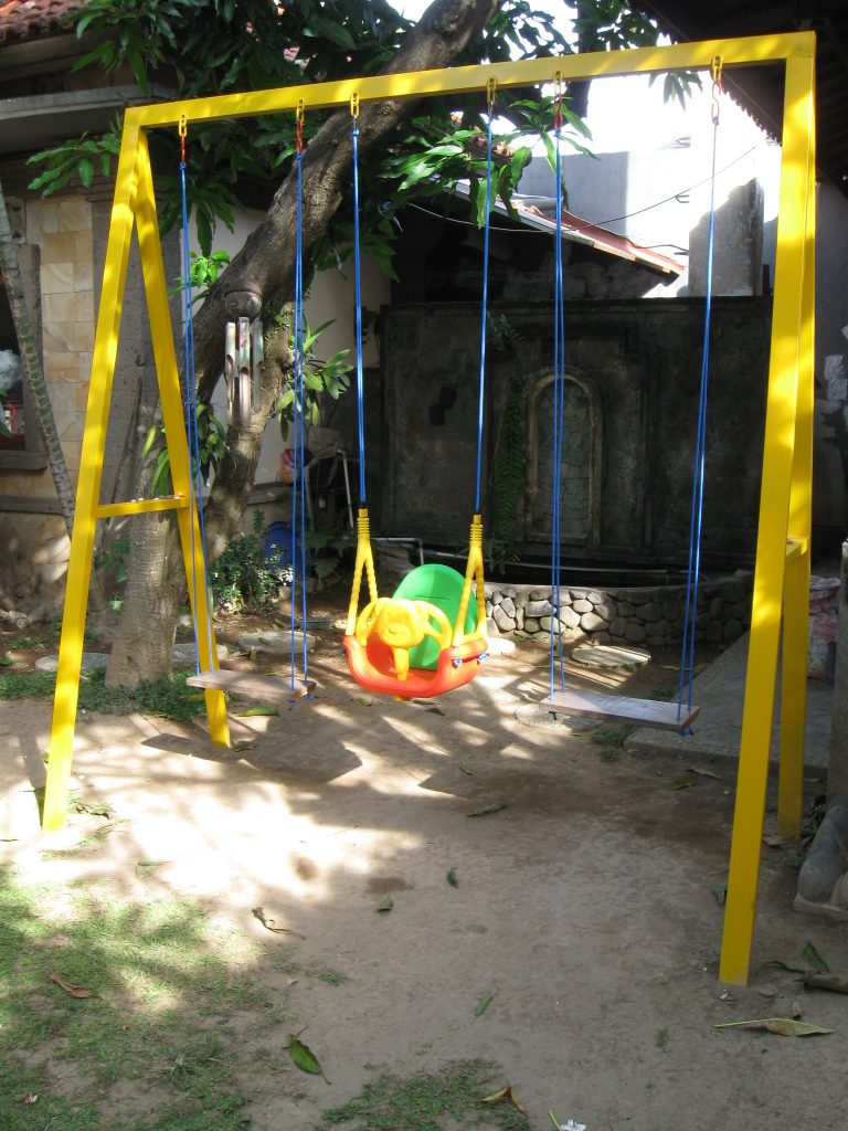 Galvanized frame Children Swing set 
