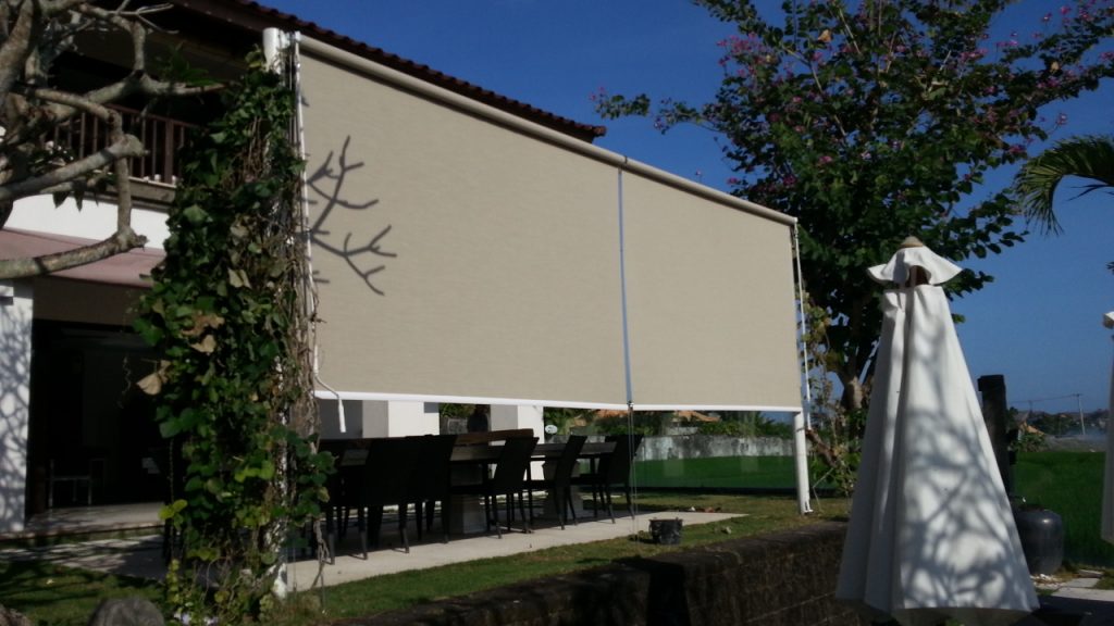 Roller blinds with Suntex solar screen
